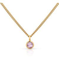 Halskette mit Amethyst-Anhänger