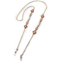 Elegante Brillenkette mit Kristallverzierung