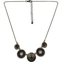 Filigranes Collier mit Münzanhängern