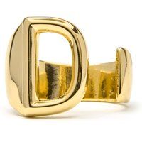 Markanter Alphabet-Initialen-Ring