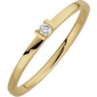 Solitärring Gelbgold mit Brillant