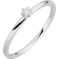 Filigraner Solitärring mit Diamant
