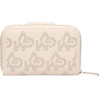 Portemonnaie mit perforiertem Logo-Muster