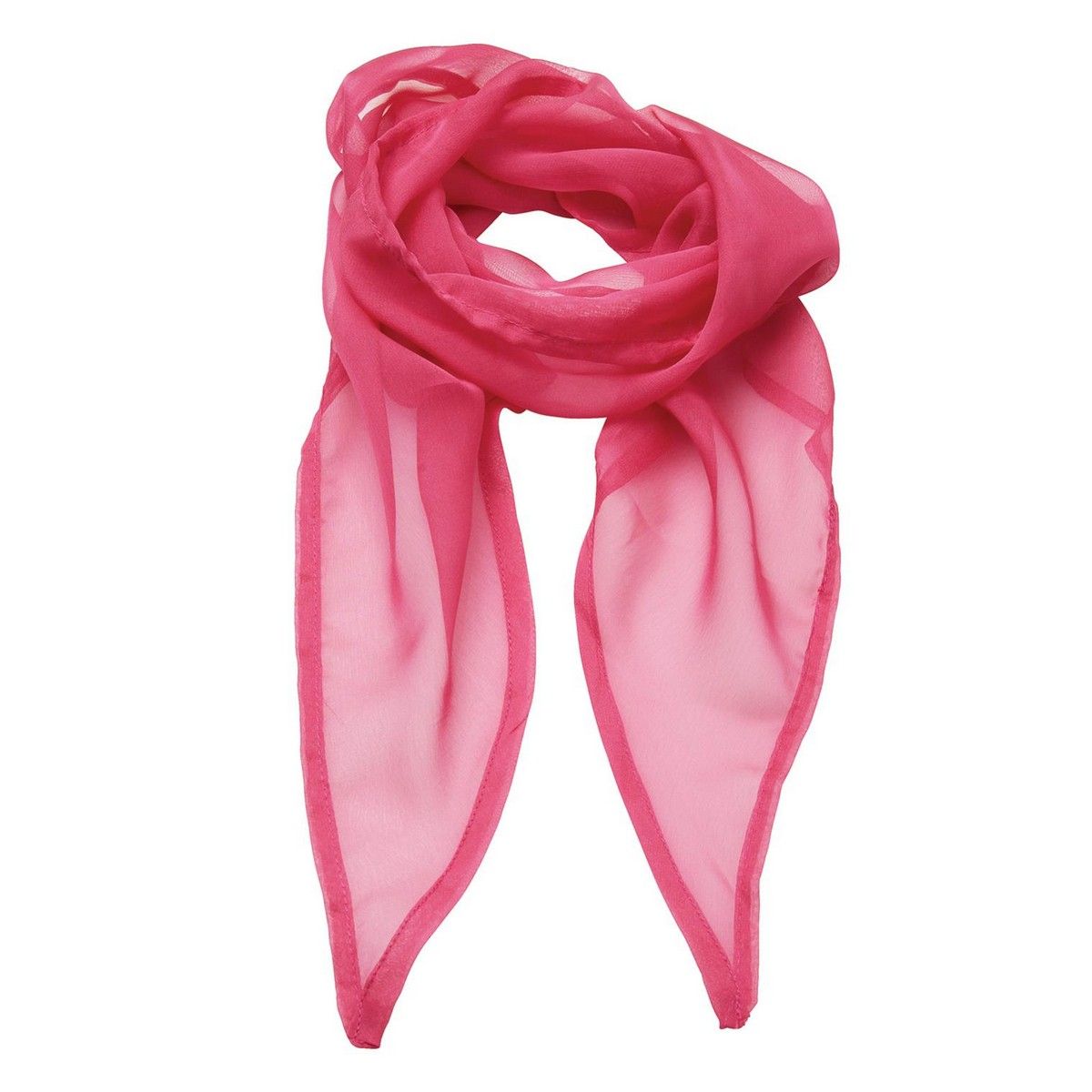 Elegantes Chiffon-Halstuch mit spitzen Enden