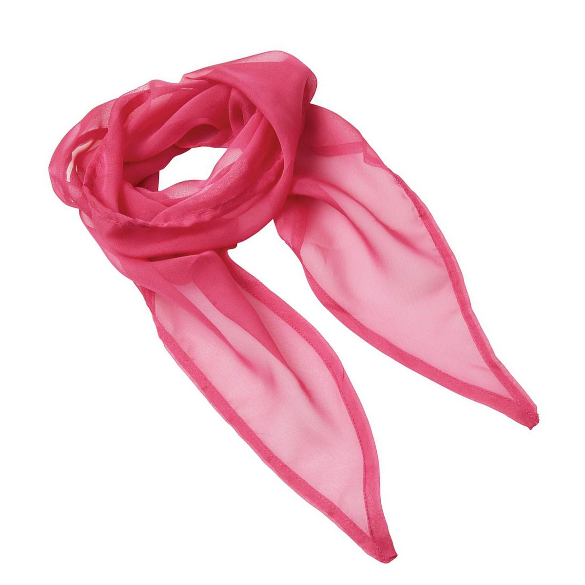 Elegantes Chiffon-Halstuch mit spitzen Enden