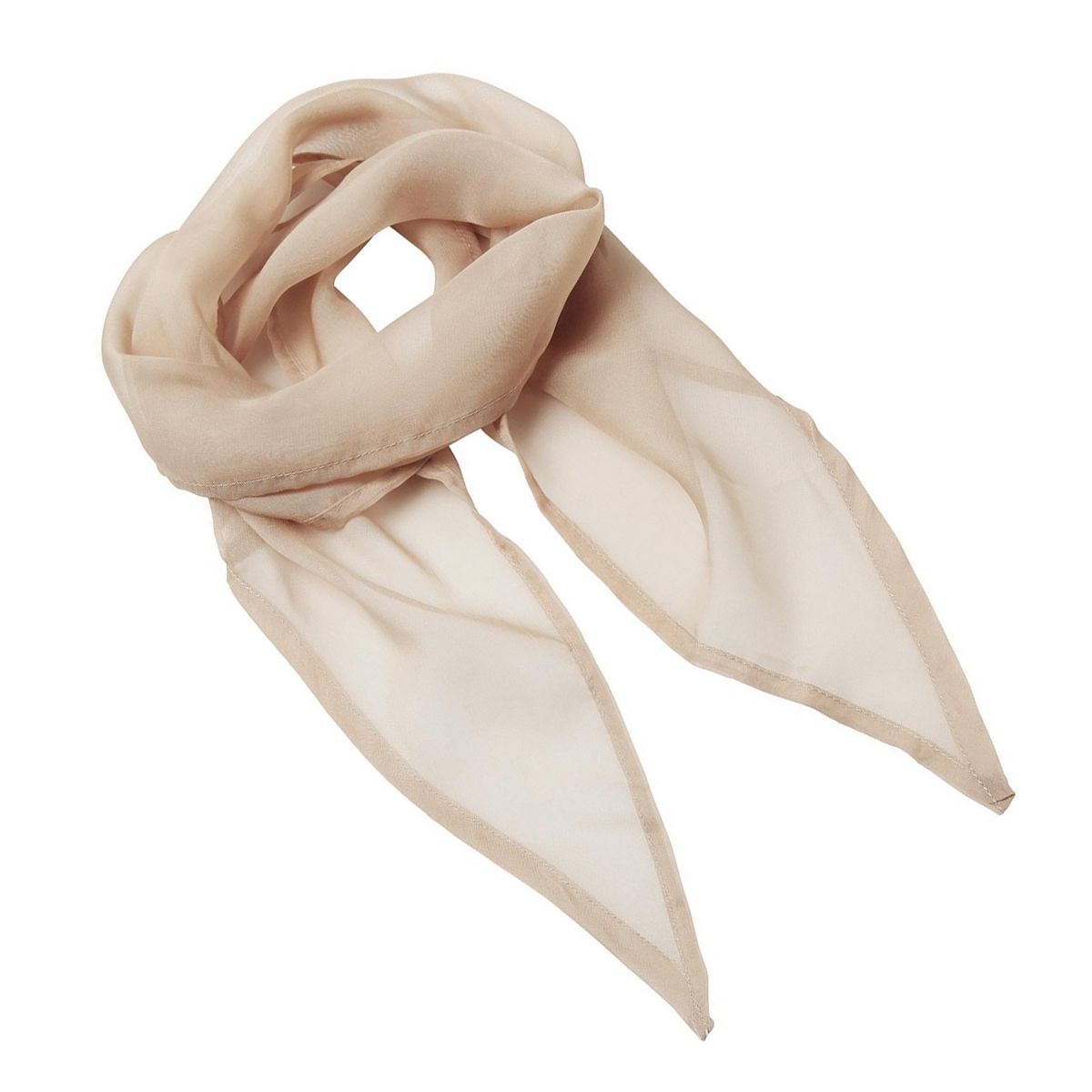 Hauchdünner Chiffon-Schmalschal