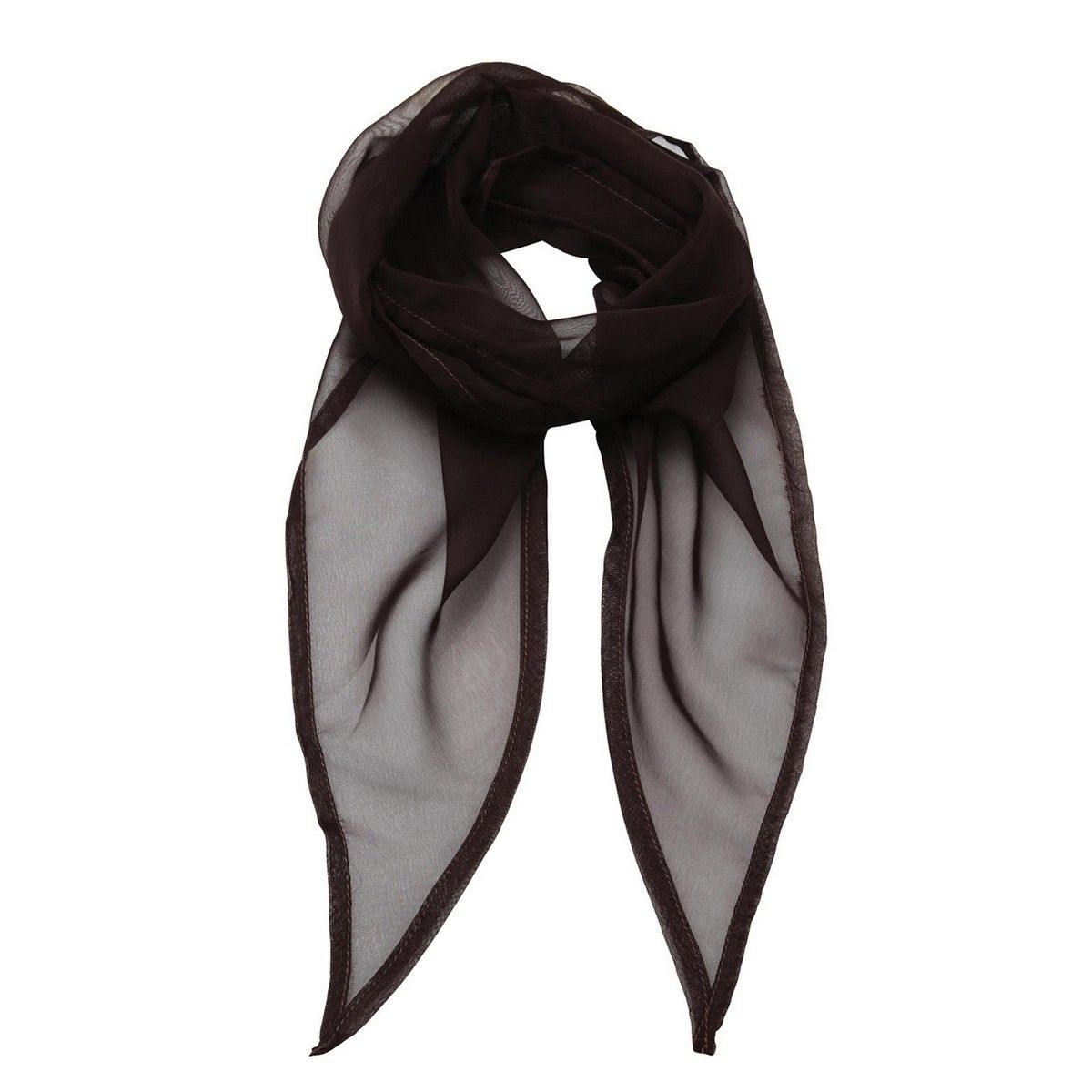 Eleganter transparenter Chiffon-Skinny-Schal
