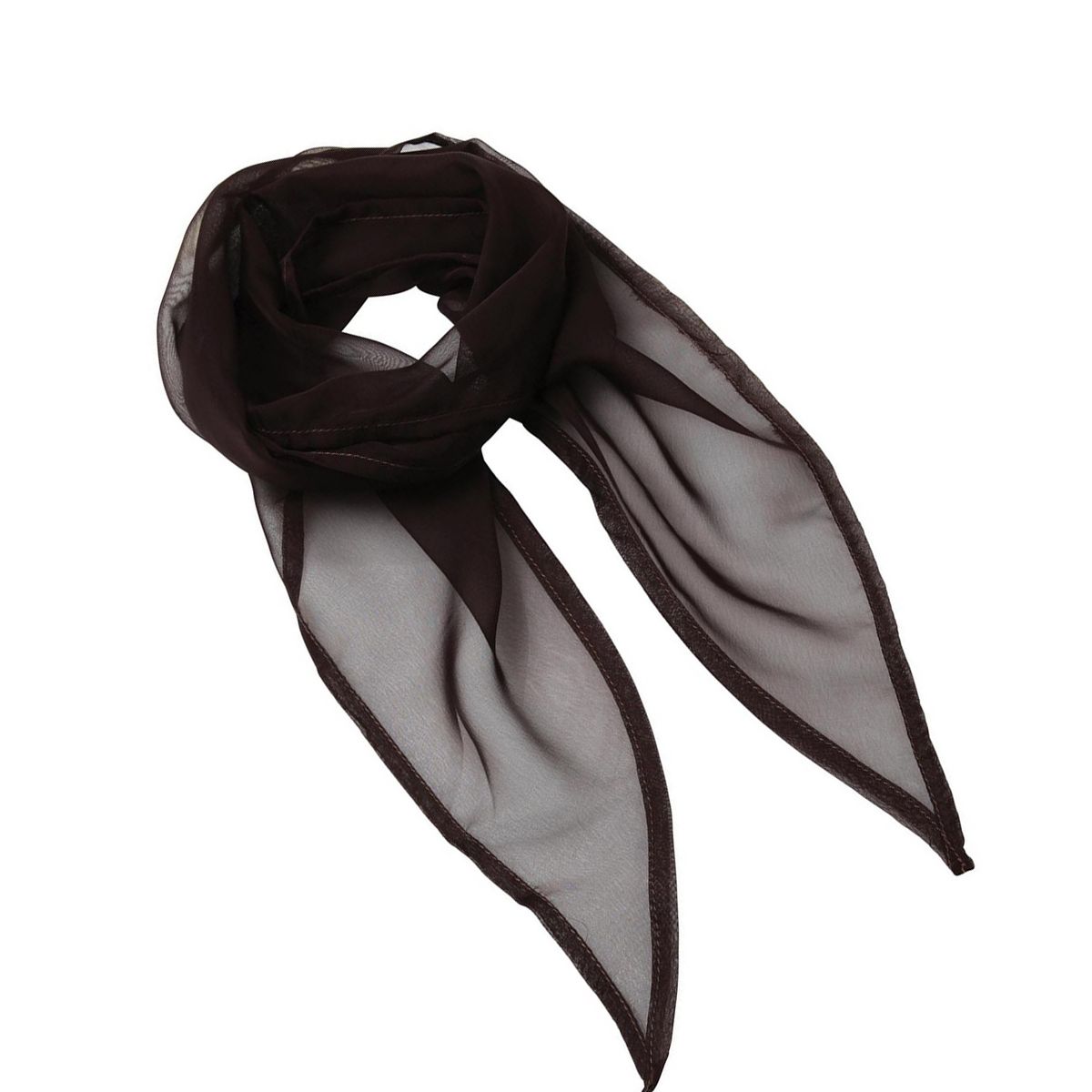 Eleganter transparenter Chiffon-Skinny-Schal