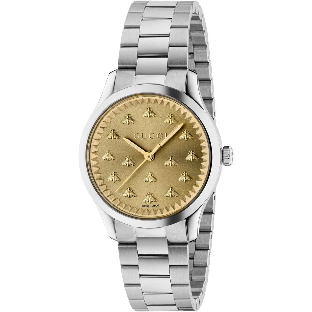 G-Timeless Armbanduhr mit Bienen-Motiv