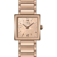 Elegante Uhr mit quadratischem Gehäuse