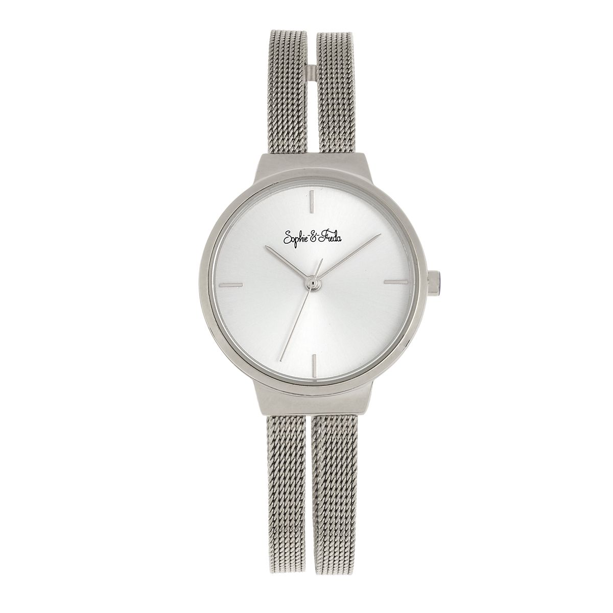 Elegante minimalistische Doppelarmbanduhr
