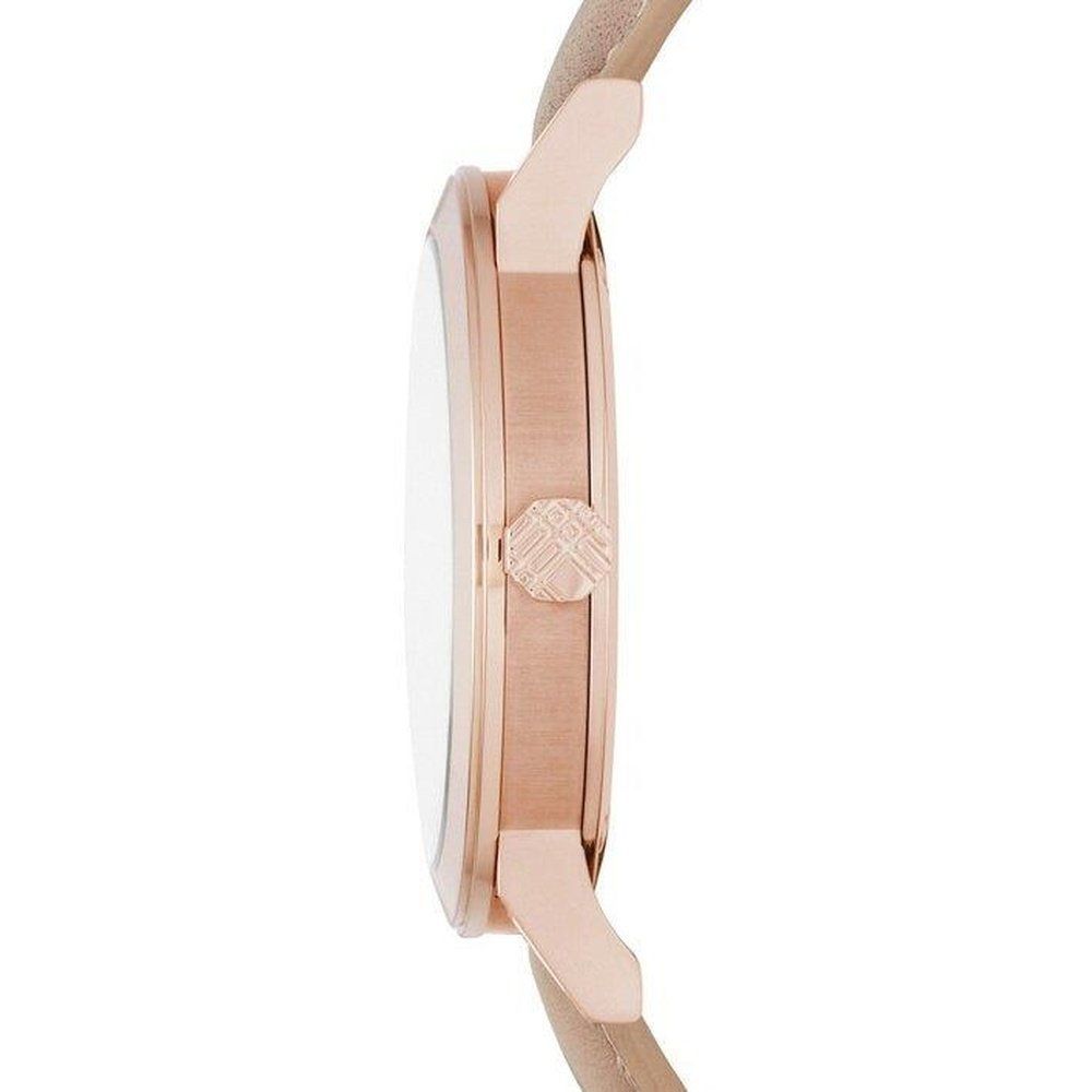 Elegante Armbanduhr mit Check-Muster