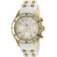 Glamouröse Silikon-Armbanduhr im Chronographen-Stil