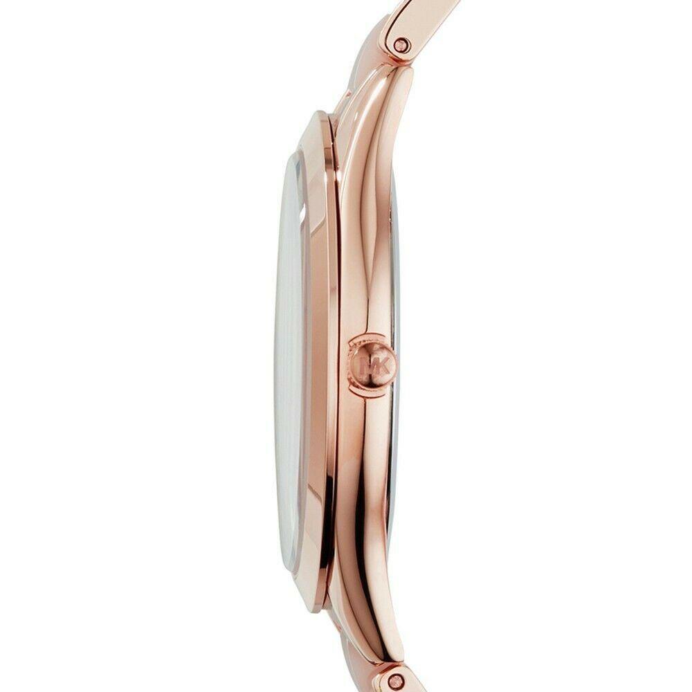 Slim Runway Armbanduhr mit Kettendetail