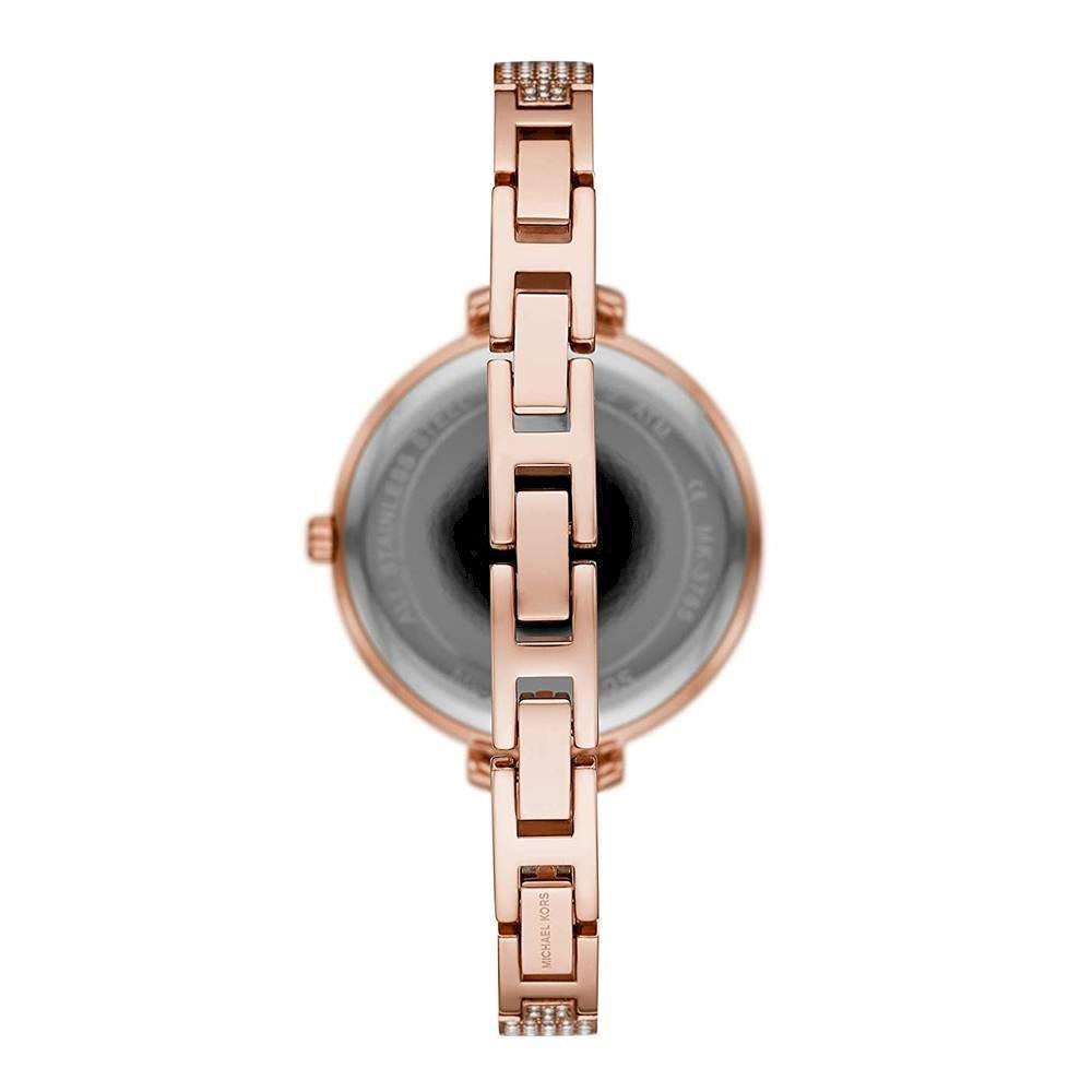 Kristallbesetzte elegante Armbanduhr