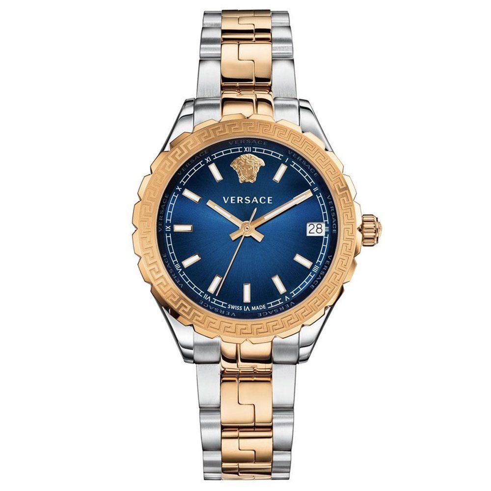 Hellenyium Zweifarbige Greca Armbanduhr