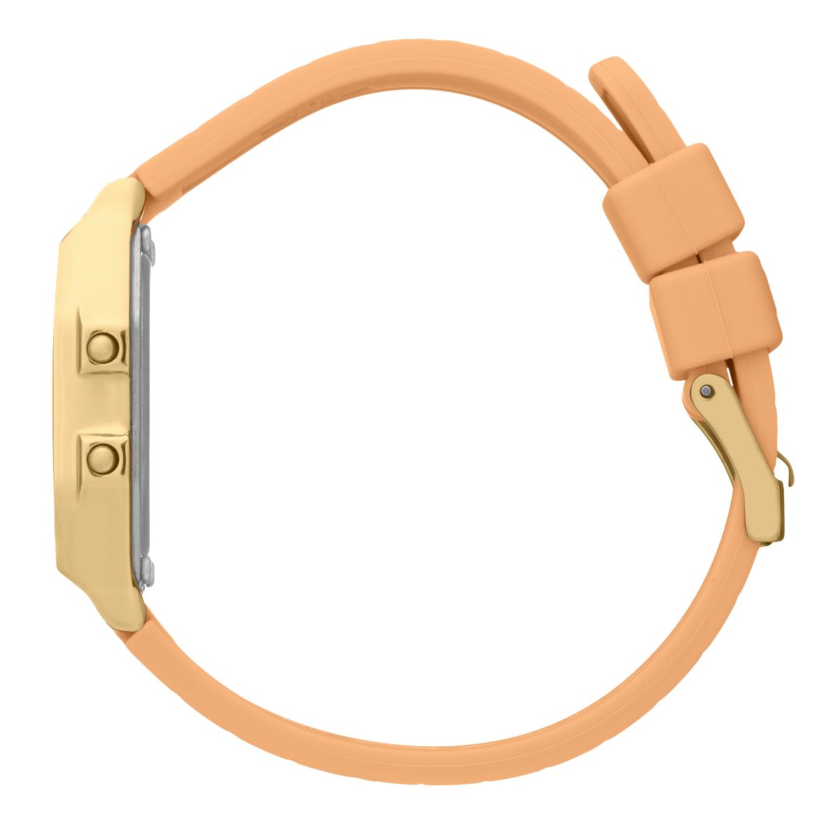 Retro-Digitaluhr mit Silikonarmband
