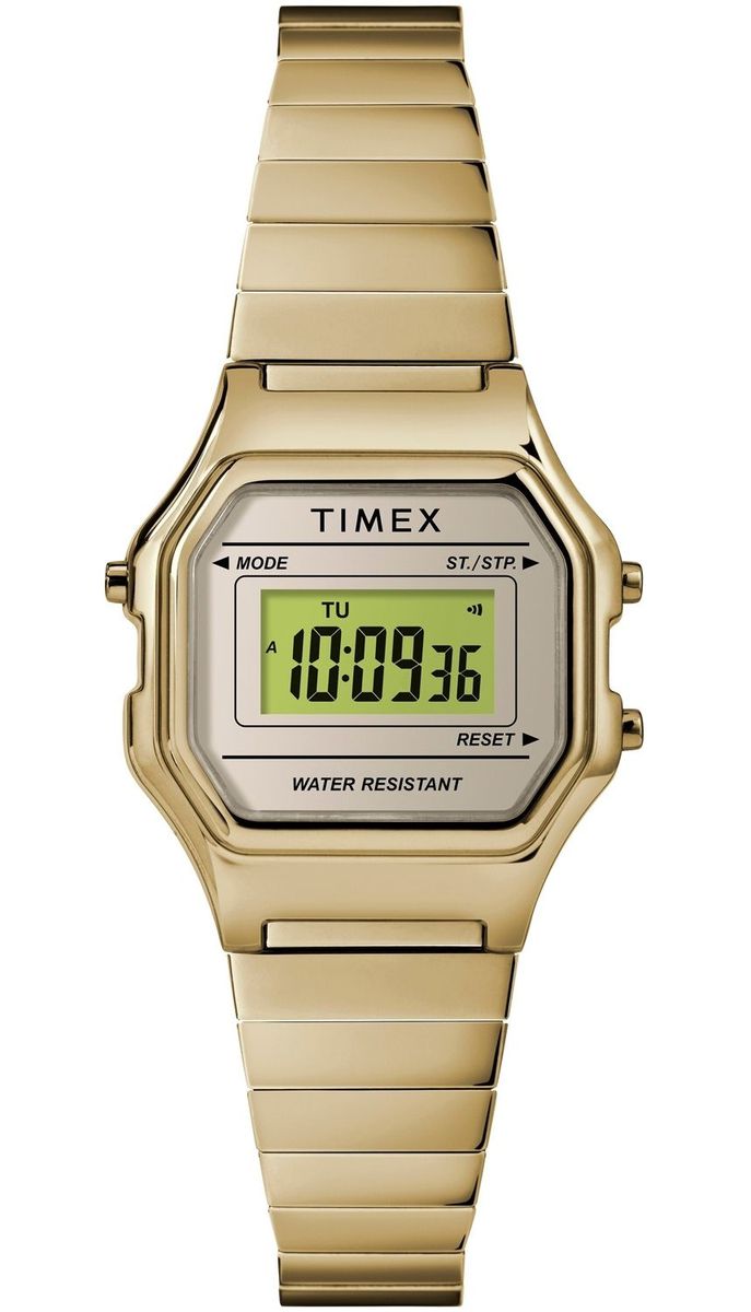 Retro Digital-Mini-Armbanduhr