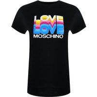 T-Shirt mit geschichtetem Logo-Print