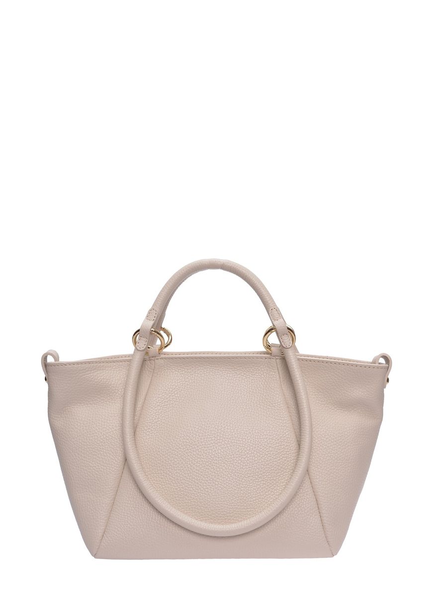 Elegante Tote Bag aus genarbtem Leder