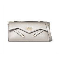 Metallische skulpturale Umschlag-Clutch