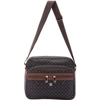 Umhängetasche mit Monogramm-Muster