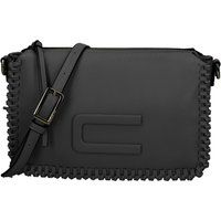 Crossbody-Tasche mit Ziernaht und Logo