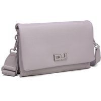 Strukturierte Crossbody-Tasche aus Kunstleder