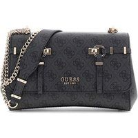 Crossbody-Tasche mit Monogramm und Klappe