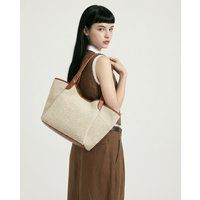 Kassandra Shopper in Stroh-Optik