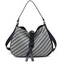 Strukturierte Hobo-Tasche mit Webmuster