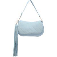 Gesteppte Schultertasche mit langer Quaste