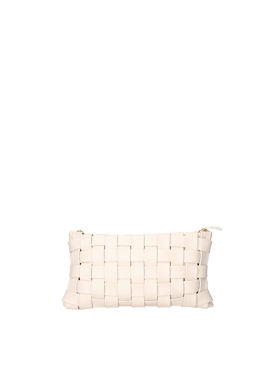 Geflochtene Leder-Clutch