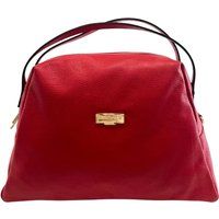 Klassische rote Handtasche aus Leder