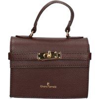 Elegante Henkeltasche aus genarbtem Leder