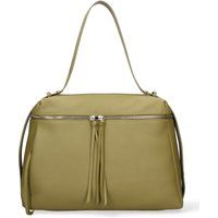 Henkeltasche aus genarbtem Leder