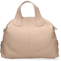Elegante Satchel-Tasche aus genarbtem Leder