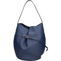 Minimalistische Beuteltasche aus genarbtem Leder