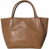 Elegante strukturierte Kunstleder-Tote-Bag