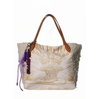 Tote-Bag mit Grafik-Illustration und Anhängern