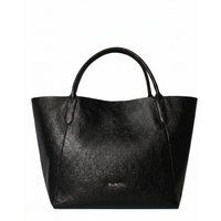 Strukturierte Shopper-Tasche aus Kunstleder