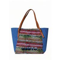 Bunte Shopper-Tasche im Ethno-Look