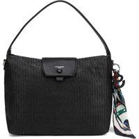 Gewebte Schultertasche mit Tuch
