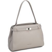 Strukturierte Schultertasche aus Kunstleder