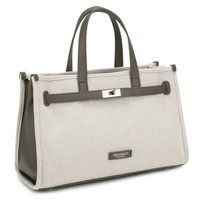 Elegante strukturierte Canvas-Tote