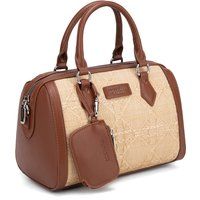 Woven Barrel-Bag Lumina Chic