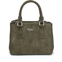Elegante Henkeltasche in Wildleder-Optik