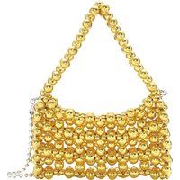 Luxuriöse Handtasche mit Kugelperlen