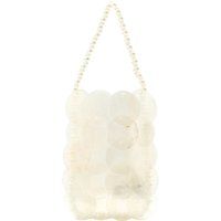 Mini-Handtasche mit Perlendisketten