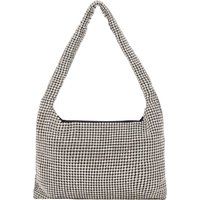 Funkelnde Strass-Abendtasche mit Schulterriemen